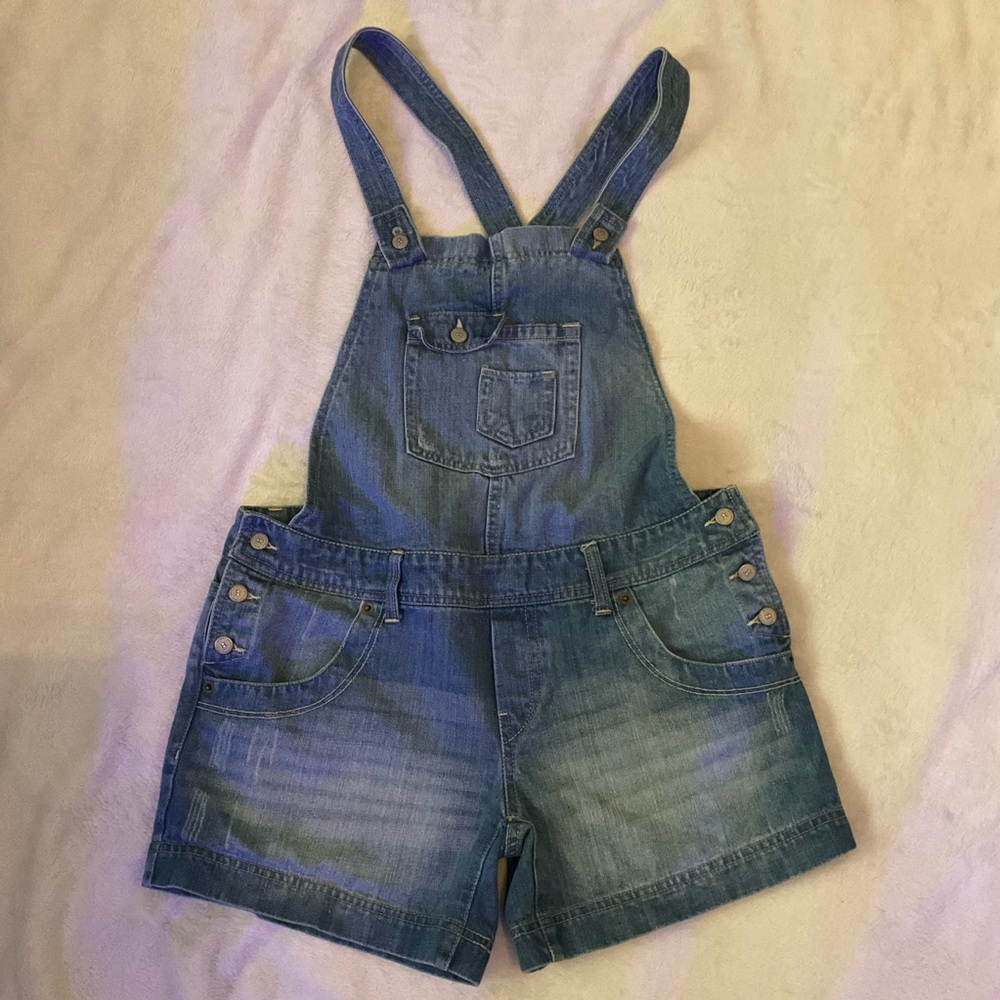 Highway Jeans Junior L casual blue denim short overalls